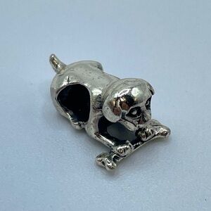 925 Sterling Silver IBB Cute Dog European Charm Boho Statement Classic Timeless